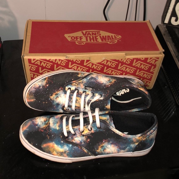 black galaxy vans